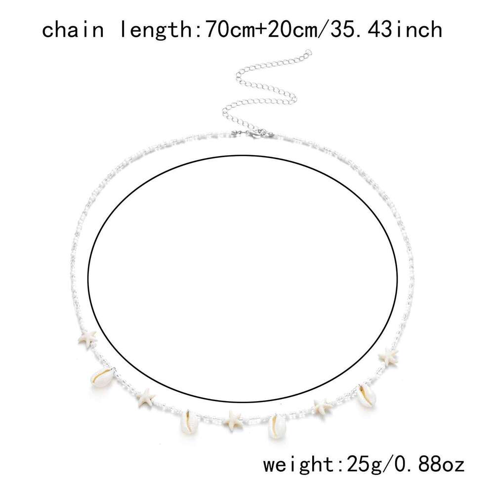 Boho Starfish Shell Bead Waist For Women Summer Beach Sexy Bikini Belly Body Chain Charm Jewelry Accessory H260228