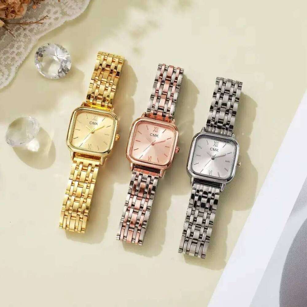 Fashion Women es Casual Square Dial Quartz Wristes Reloj Mujer Girls Clock GiftWithout Box H260228