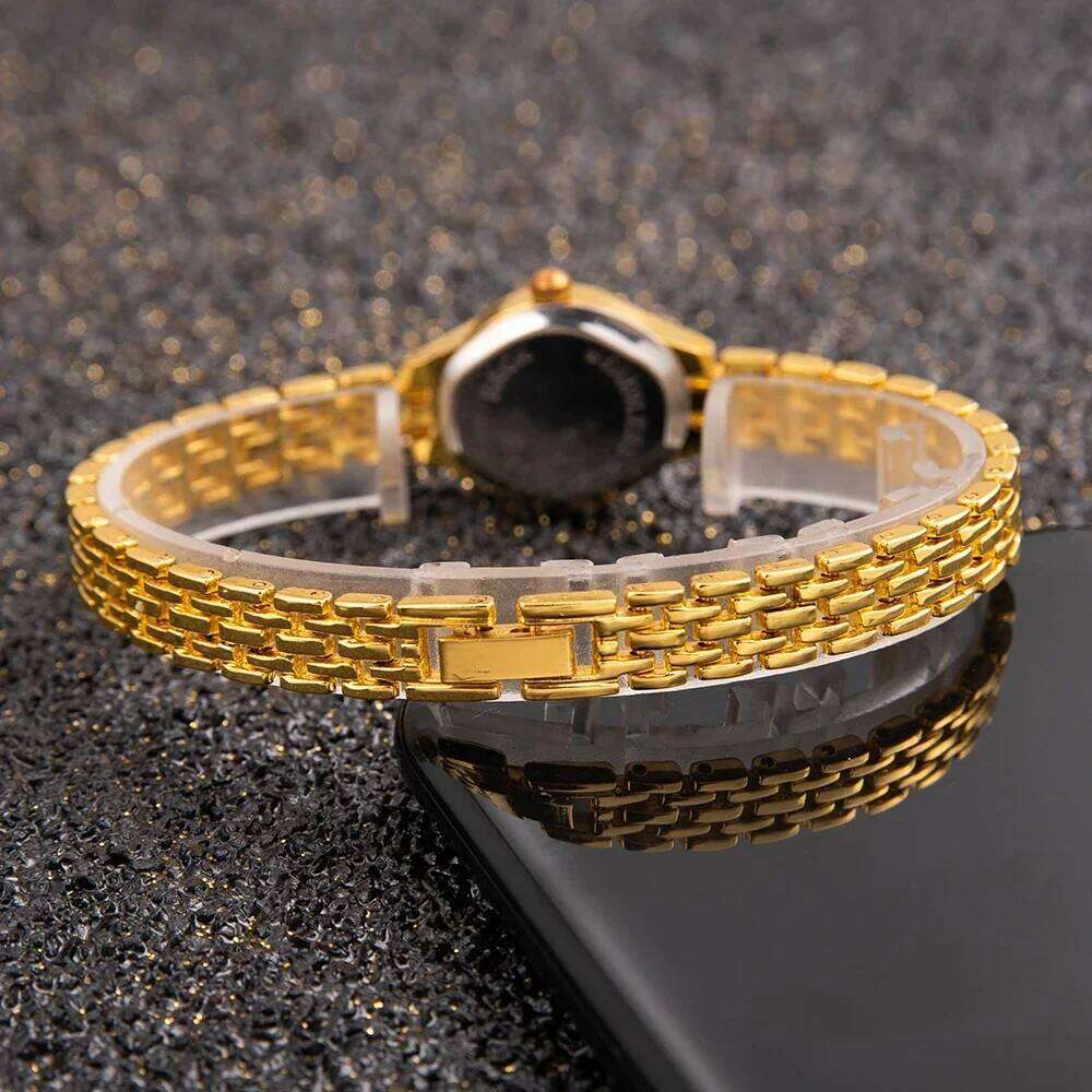 Elegant Women Fashion Small Dial Alloy Quartz Wrist for Woman Luxury Ladies Clock Gift Reloj Mujer H260228