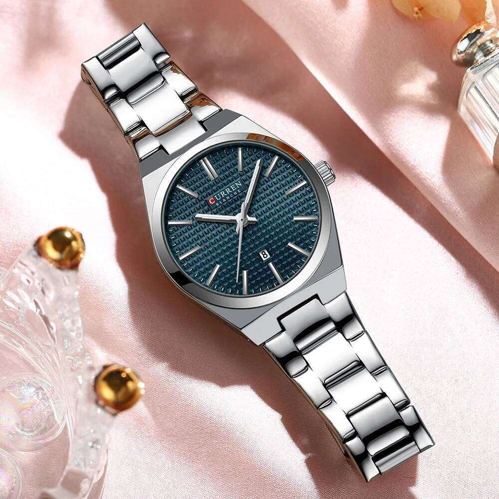 CURREN Brand Fashion Women Quartz Round Small Dial Stainless Steel Strap Girl Wrist with Box H260228