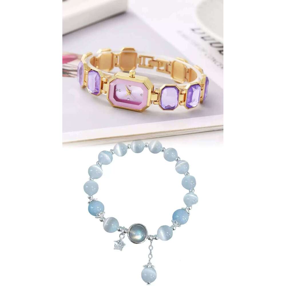 Small Candy Colored Women's Fashion Square Quartz H260228