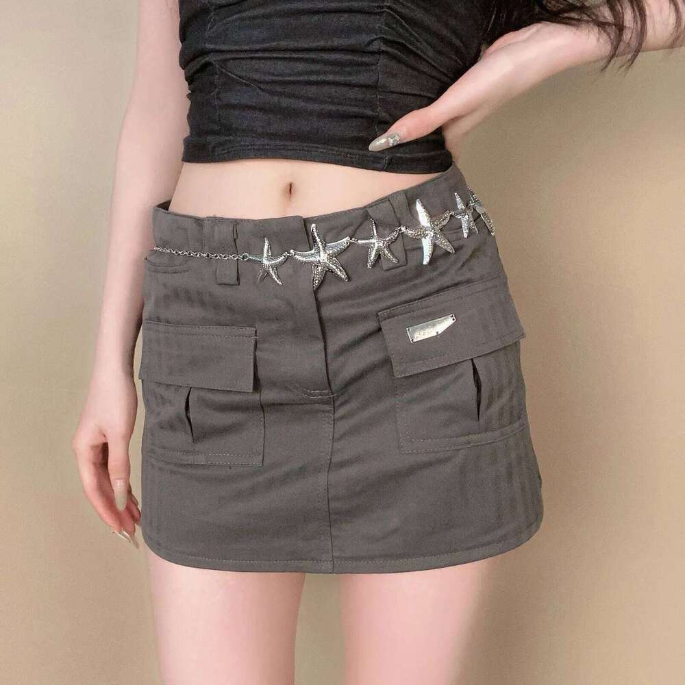 Trendy Metal Starfish Cross Waist - Niche Minimalist Body Chain Ideal for Seaside Travel Stylish Women's Accessories H260228