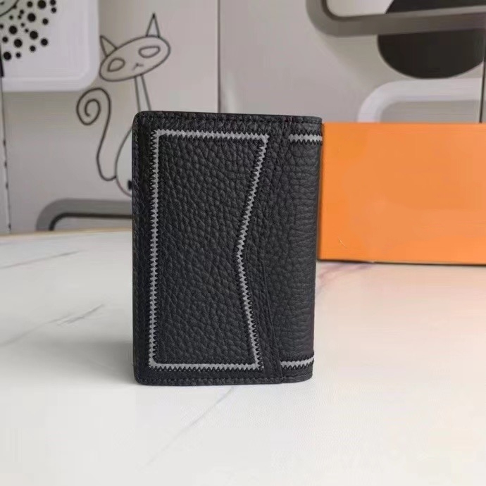 Multiple Wallet POCKET ORGANIZER Leather Card Holders Men Wallets Purse Wer Letters Credit Short Money Clutch Bags