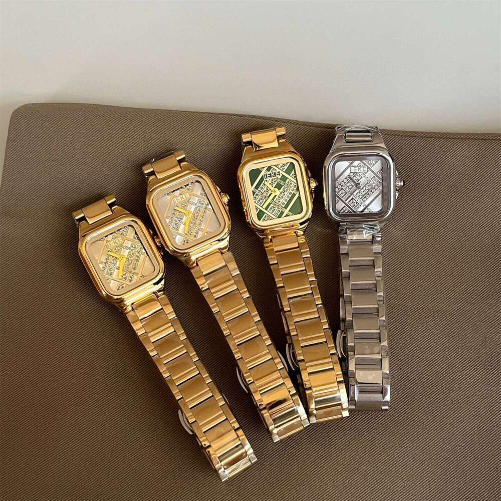 New French Design Small Square For Women, High-Value, Simple And Elegant, Retro Quartz , Unique Wrist. H260228