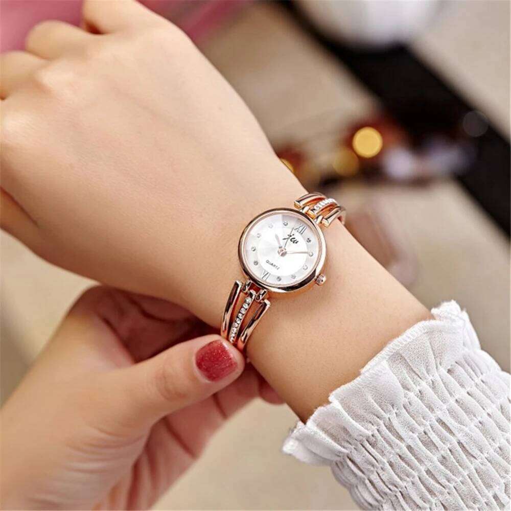 Fashion Rhinestone Steel quartz women wrist H260228