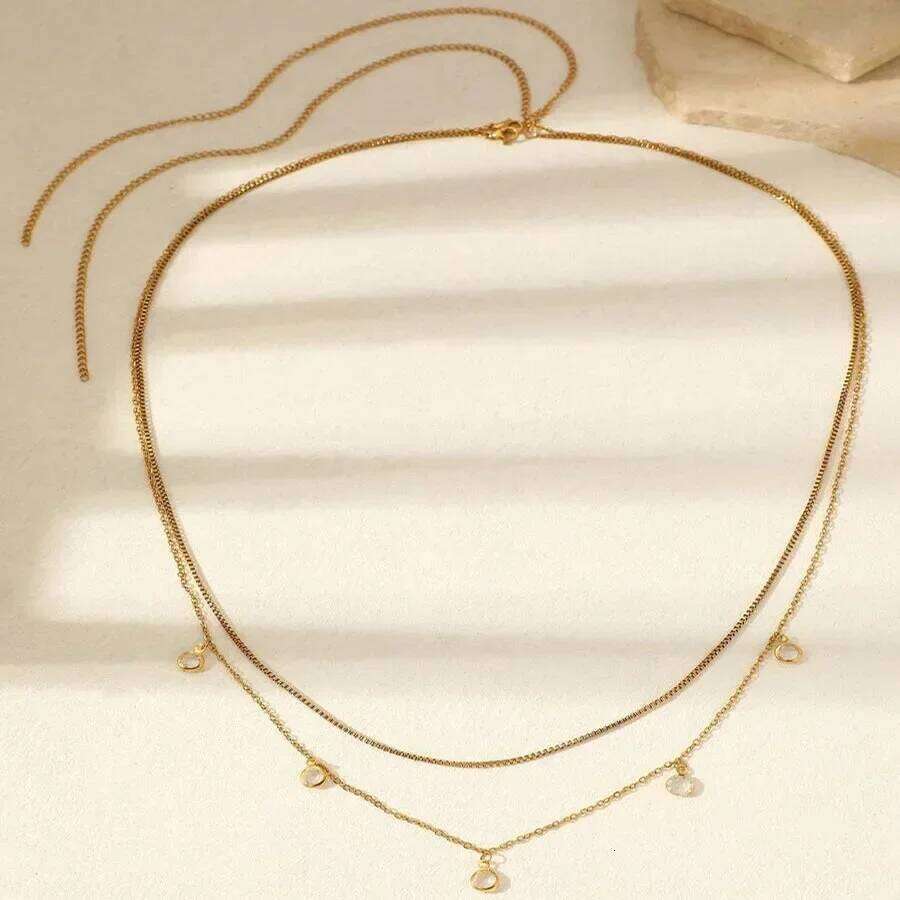 Bikini Female Personality Box Crystal Body Fashionable Double-layer Rhinestone Tassel New Waist Chain H260228
