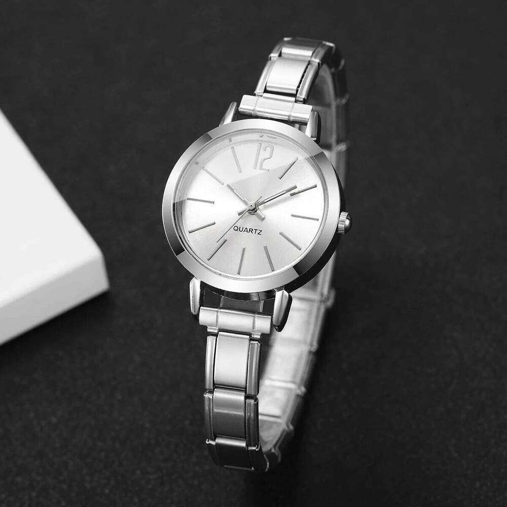 Fashion Simple Alloy Thin Strap Analog Quartz es Ladies Casual Arabic Dial Wrist Relogio FemininoWithout Box H260228