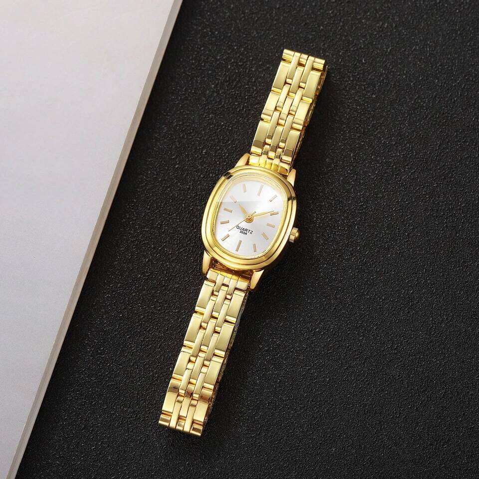 Elegant Oval Dial Women Wrist Fashion Ladies Quartz Reloj Mujer Girls Clock GiftWithout Box H260228
