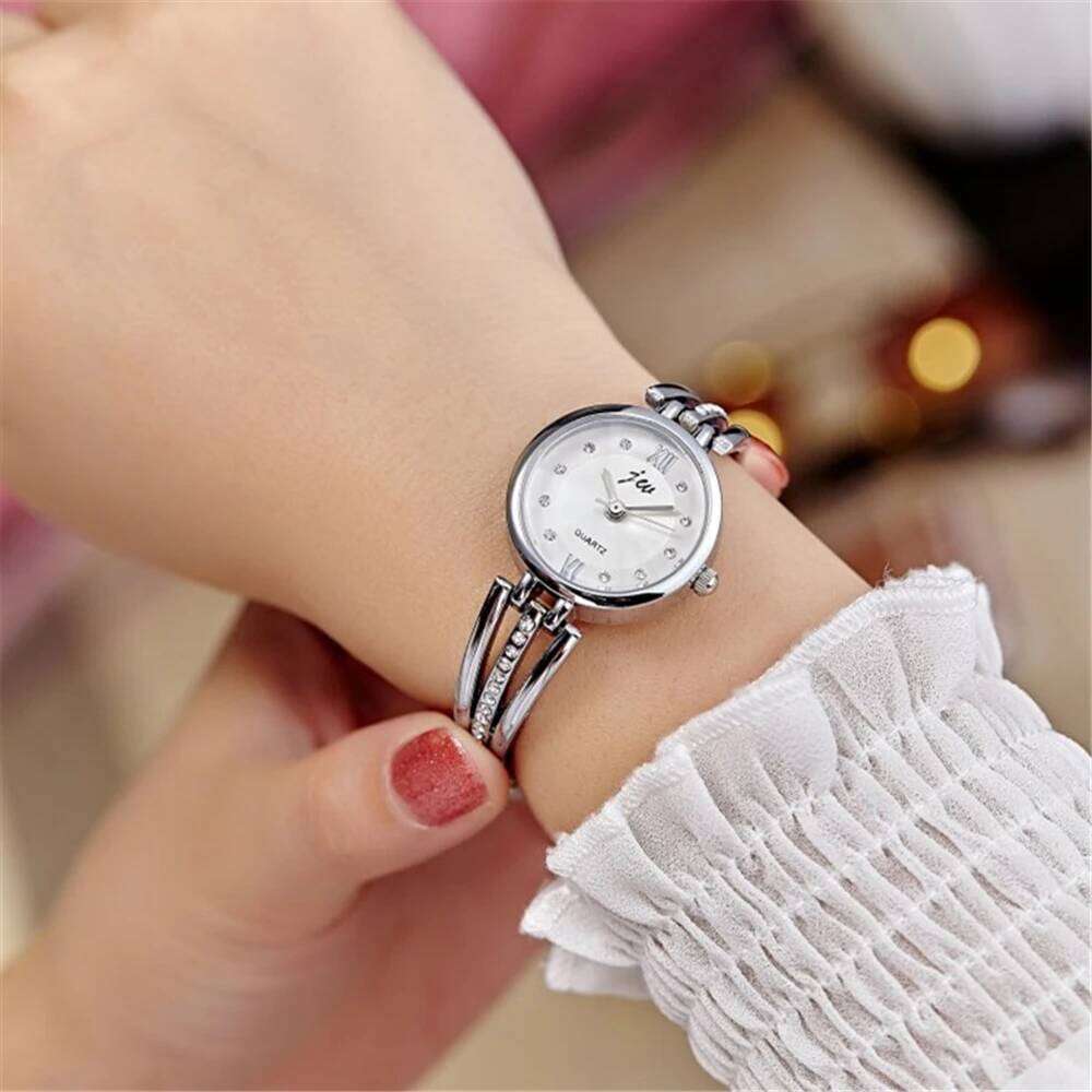 Fashion Rhinestone Steel quartz women wrist H260228