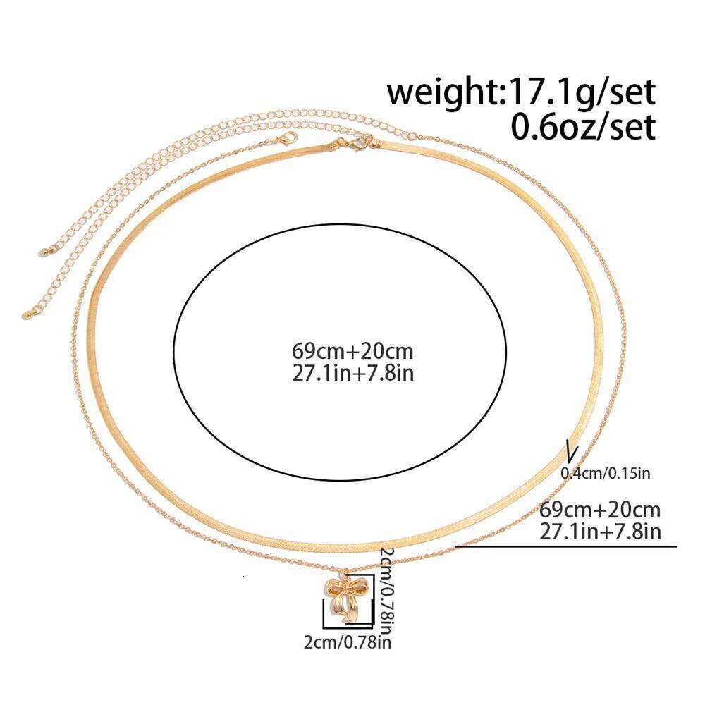 Boho Bow Pendant Snake Waist Women'S Adjustable Stacked Layered Body Chain Summer Accessories Girl Gift H260228