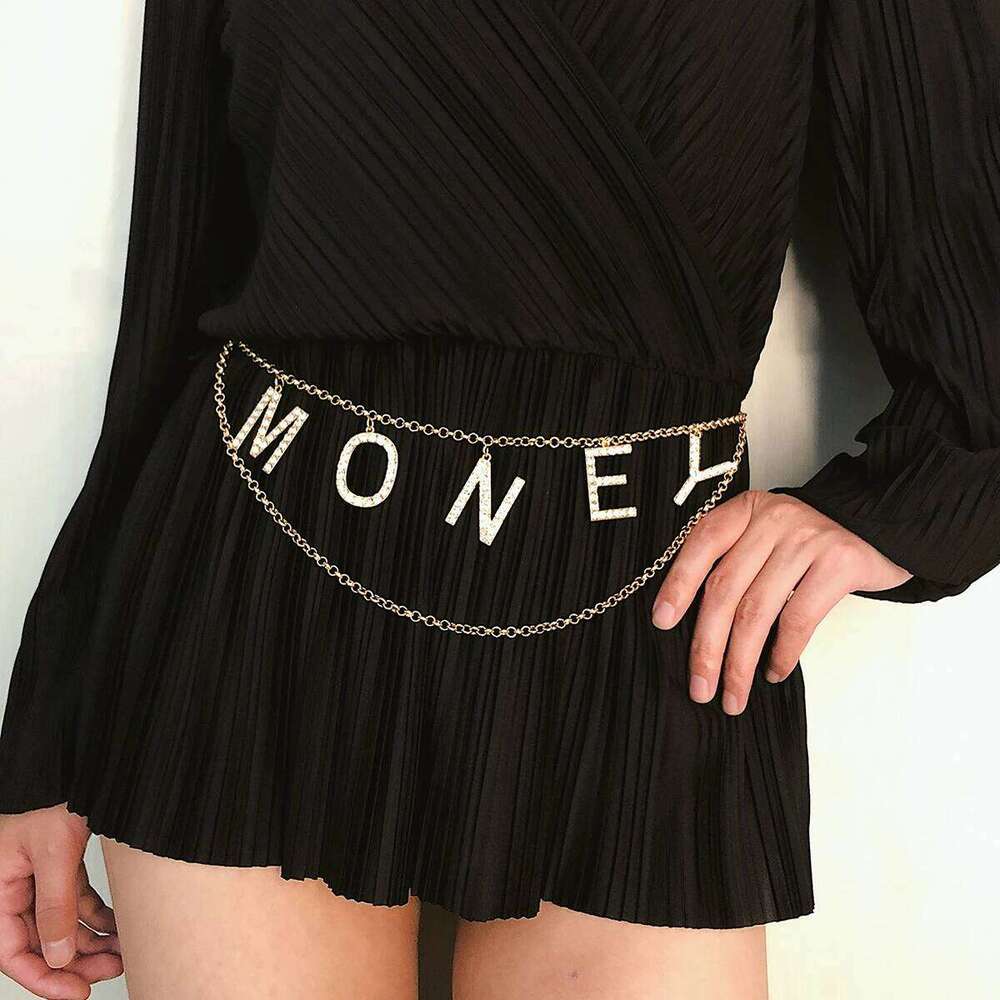 IngeSight.Z Bohemian Retro Style Multilayer Alloy Body for Women Round Pendant Belly Waist Chain Jewelry H260228