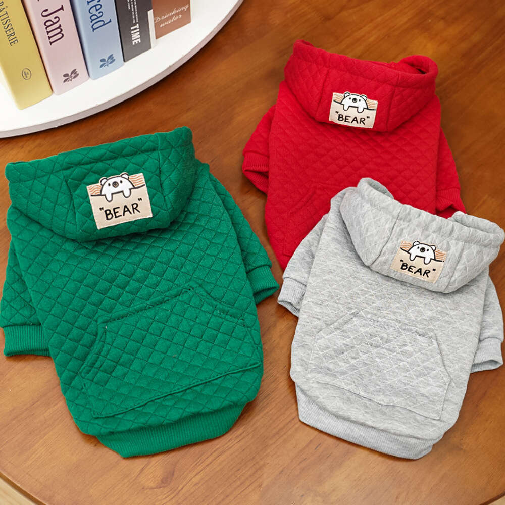 Famous brand Cross Border Pet Small Medium Large Golden Retriever Autumn Winter Hooded Two Legged Dog Sweatshirt Cat Clothes Supplies Sports pupakaIK