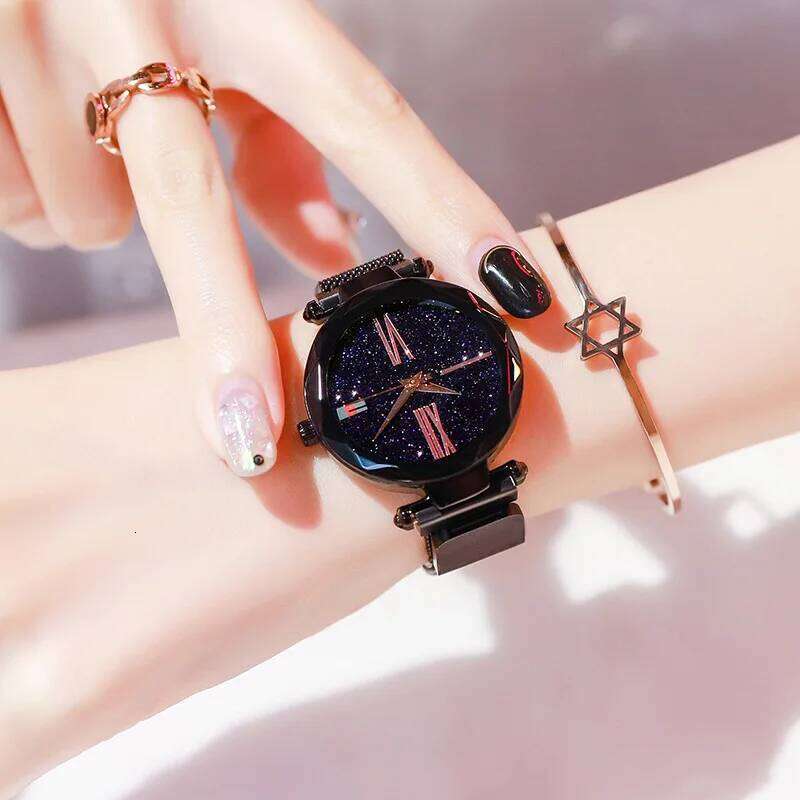 Fashion Women's Magnetic Strap Quartz Ladies Dress Wrist Gift For Women H260228
