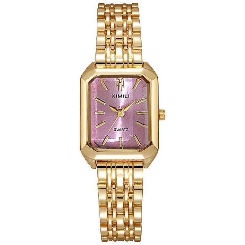 Fashion Rectangle Simple Dial Women Casual Alloy Strap Wrist For Ladies Reloj Mujer Girls Clock Gift H260228