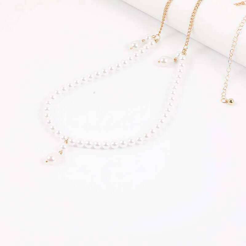 Exquisite Elegant Imitation Waist for Women Fashion White Pearl Beaded Temperament Belly Chain Body Jewelry Gifts H260228