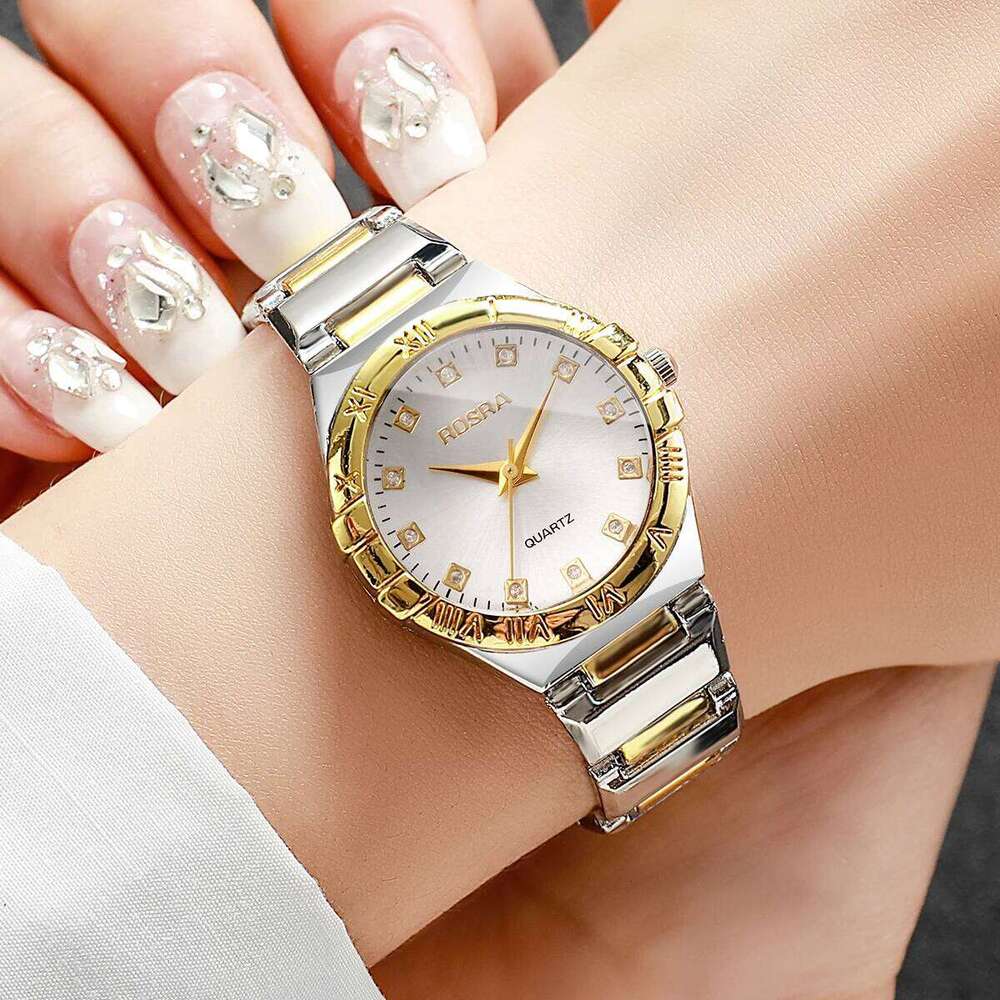 Luxury Rhinestone Women Quartz Fashion Stainless Steel Strap Wristes For Ladies Clock Reloj MujerWithout Box H260228