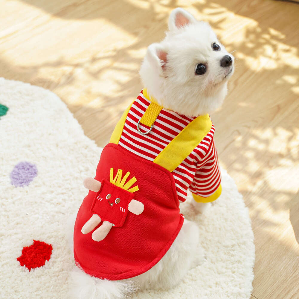 Famous brand Pet Four Legged Clothes Autumn Winter Fleece Sweatshirt Medium Dog Corgi French Bulldog Leash Cat Supplies pupakaIK