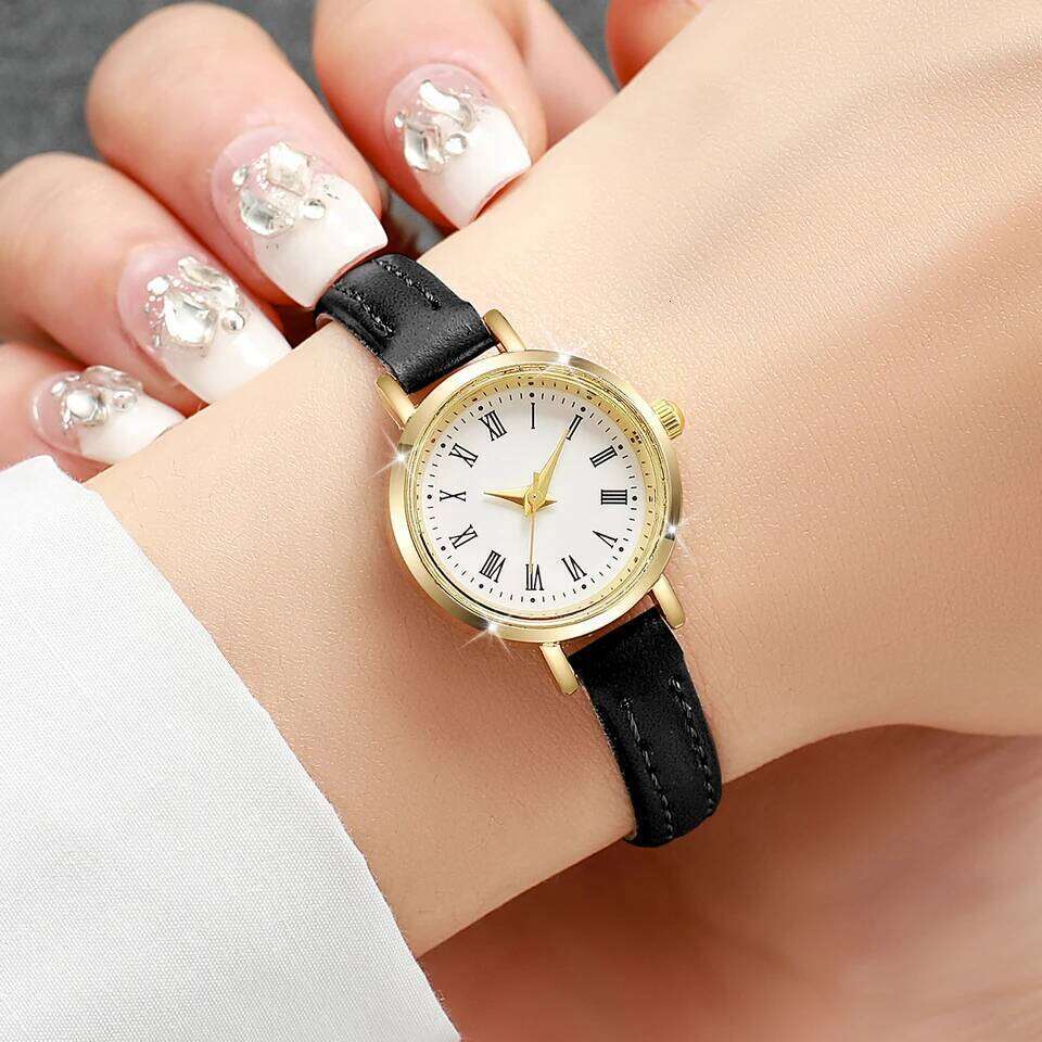 Women es Fashion Small Roma Dial Ladies Leather Band Quartz Reloj Mujer Girls Clock Gift H260228