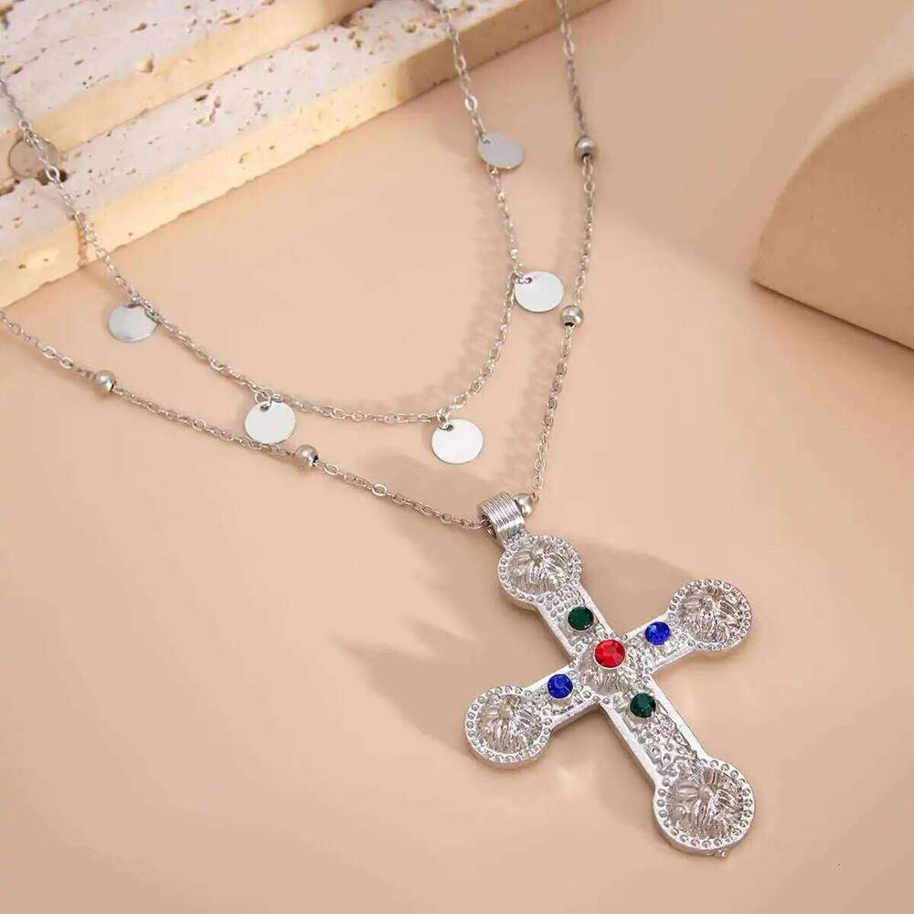 Ingemark 2Pcs/Set Simple Cross Jesus Bowknot Pendant Waist Chain Women Summer Beach Bikini Belly Belt Rave Festival Body Jewelry H260228