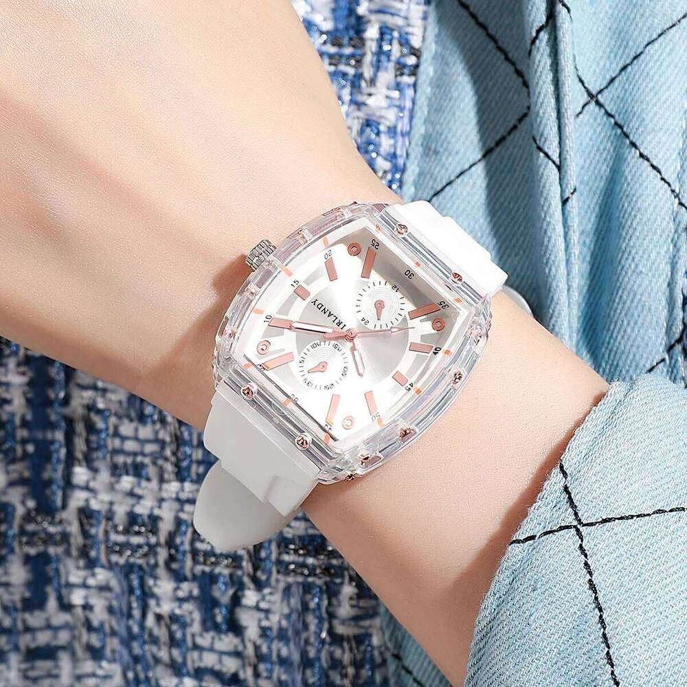Fashion Silicone Band Women Quartz Casual Ladies Analog Wristes For Girls Clock Reloj MujerWithout Box H260228