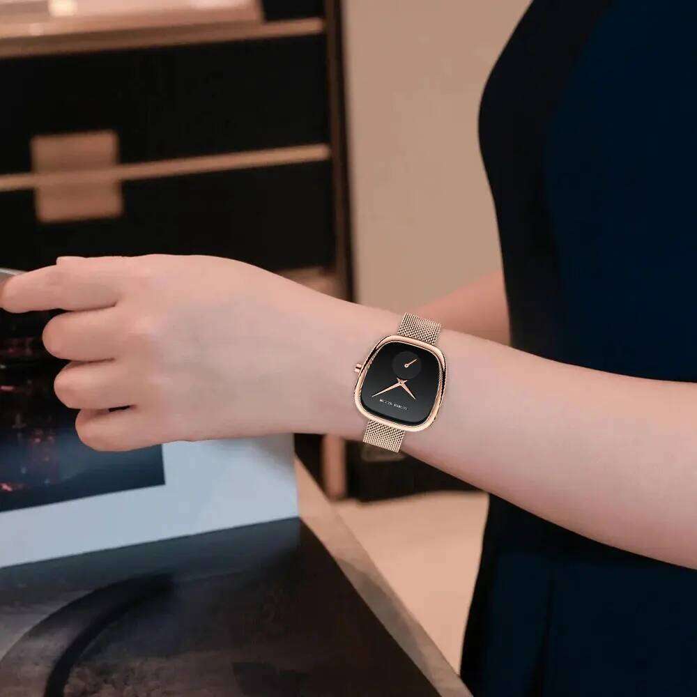 Women Luxury Simple Multifunction Movement Barrel Design Waterproof Quartz Woman Gift Dropshipping Relogios Feminino H260228