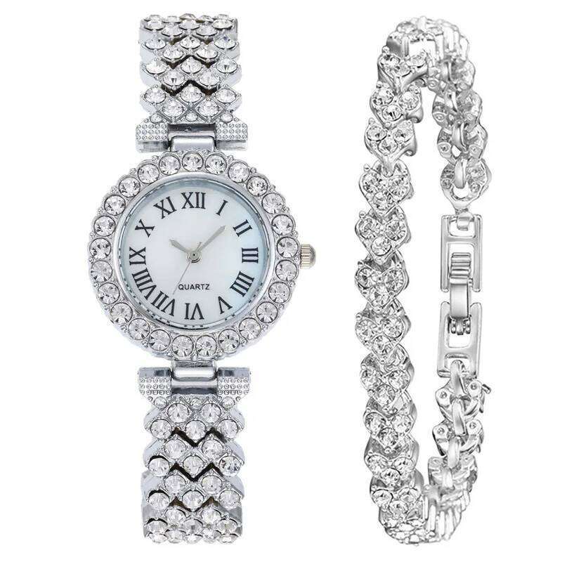 Ladies , Stylish Roman Diamond Quartz H260228