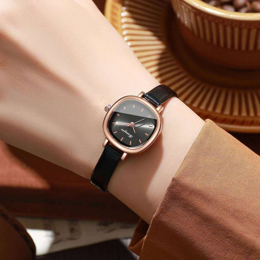 Elegant Square Dial Women Ultra-thin Leather Strap Ladies Quartz Wrist Reloj Mujer Girls Clock Gift Without Box H260228