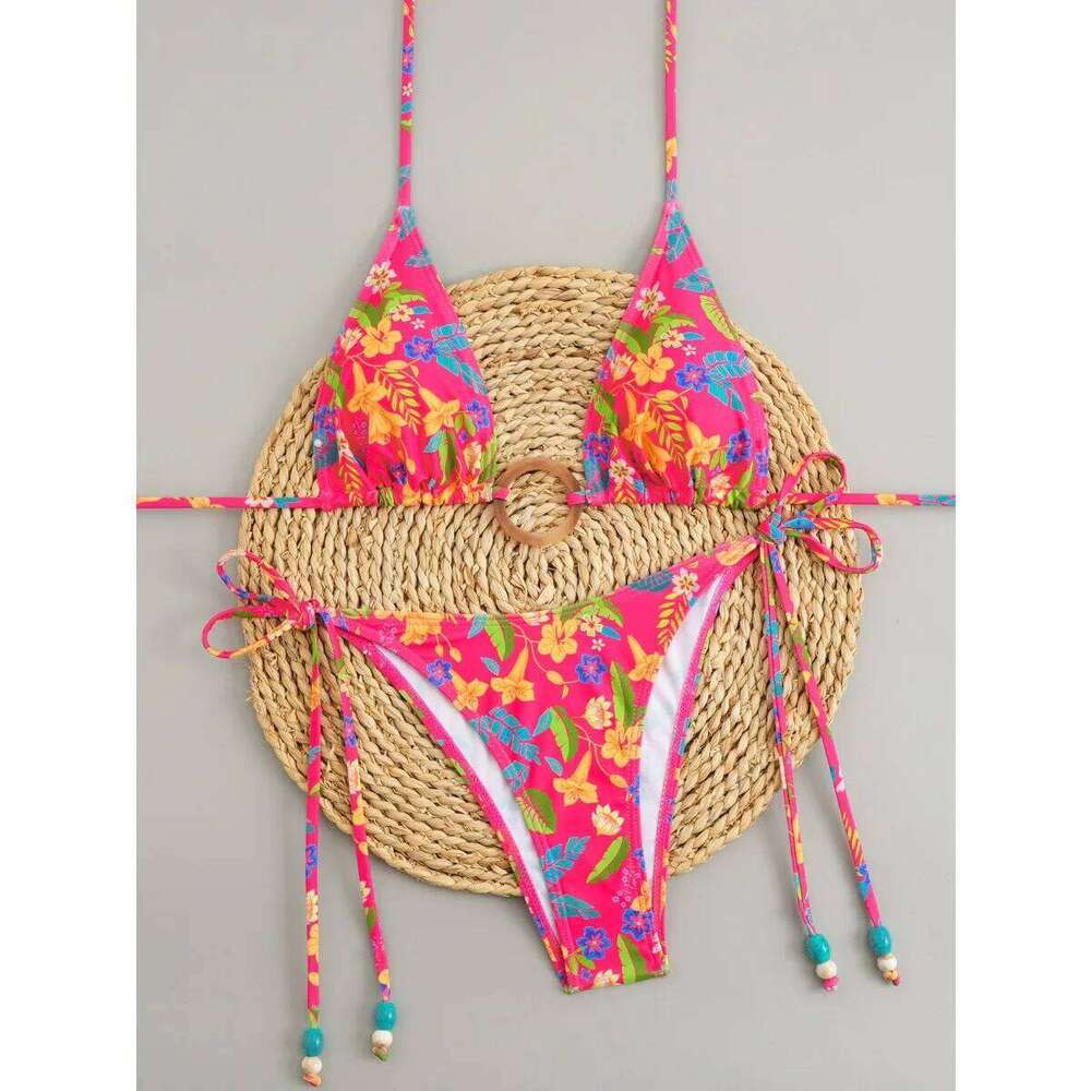 2025 Polka Dot Bikini Set Women Two Piece Swimwear - Flirty Sexy Instagram Beach Vacation Push Up Swimsuit Z260301