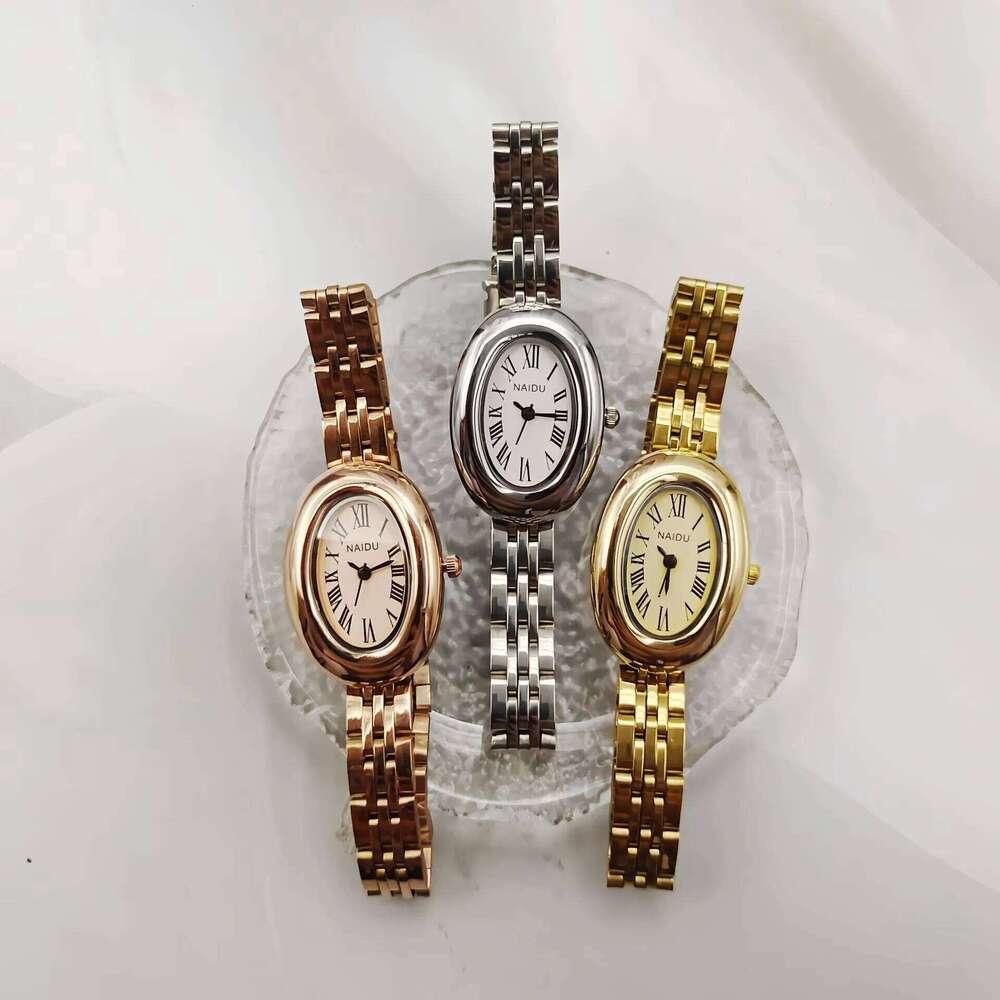 2025 New Oval Beautiful Ladies es with Stainless Steel Strap for Girl Student Quartz Minimalist Women Wristes Hot Sale H260228