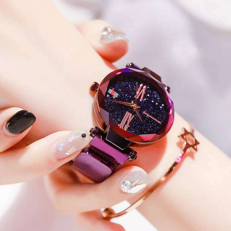 Fashion Women's Magnetic Strap Quartz Ladies Dress Wrist Gift For Women H260228