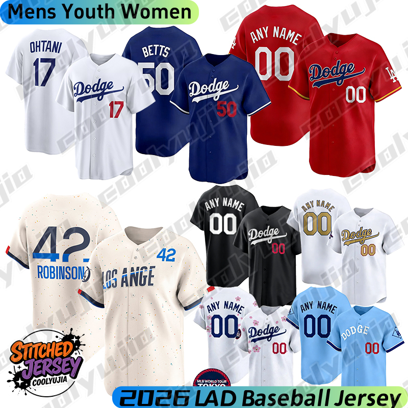 LA Los Angelescity Dodgers Jersey Shohei Ohtani Kyle Tucker Yoshinobu Yamamoto Kirk Gibson Mookie Betts Diaz Snell Freeman Max Muncy Sasaki dodger Baseball jerseys