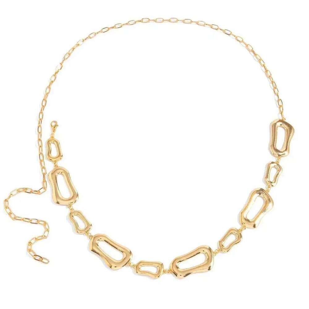 Lacteo Bohemia Trendy Irregular Gold Color Belly Waist Chain for Women Creative Bikini Skirt Metal Body Jewelry Accessories 2026 H260228