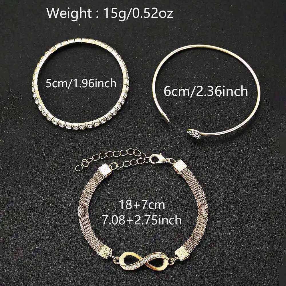 4PCS Fashion Women's Trendy Simple Roman Numerals Scale Round Dial Quartz Set Perfect Gift H260228