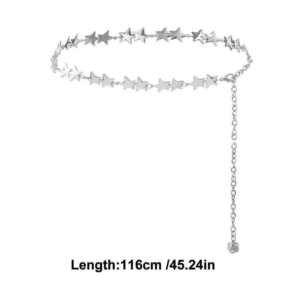 Fashion Butterfly Metal Bohemian Waist Belt For Women Five-pointed Sexy Body Chain Jewelry Accessories H260228