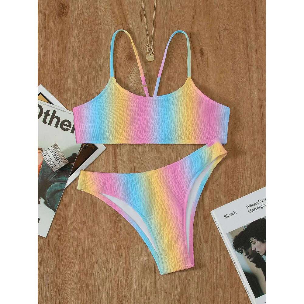 4 Colors Sexy Women Swimwear Swimsuit Push Up Floral Print Pleated Bikinis Set Bathing Suit Beach Bikini Banadores Mujer Z260301