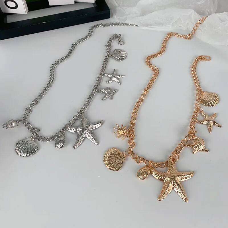Fashion Charm Gold Color Sea Starfish Waist Belly For Women Sexy Summer Beach Body Chain Jewelry Accessories H260228