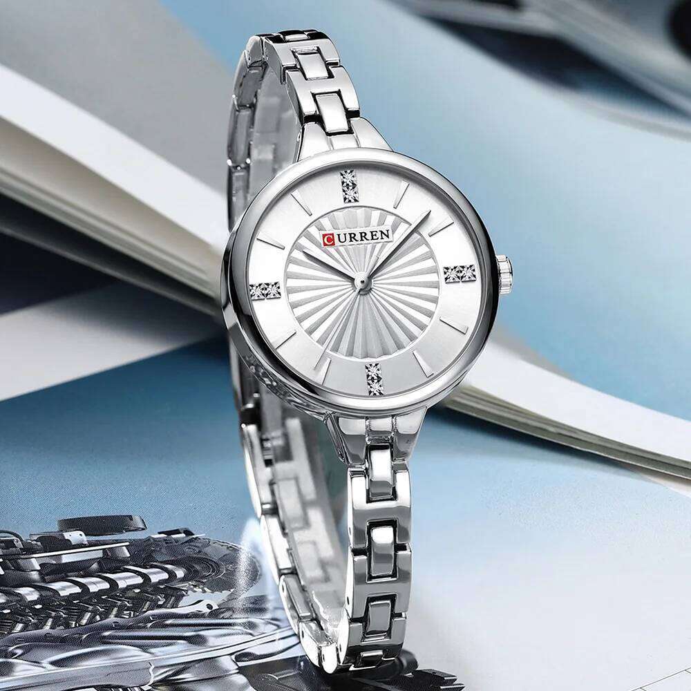 CURREN Brand for Women Waterproof Diamond Elegant Ladies Original Quartz Women's es Gifts 2024 H260228