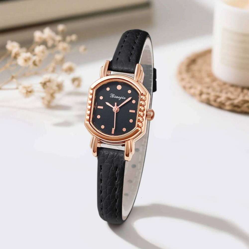 Fashion Exquisite Temperament PU Leather Quartz es for Women H260228
