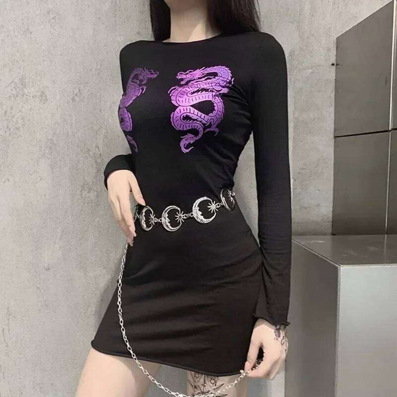 Retro Gold Chain Belt Female Waist Moon Sun Metal Belts For Women Punk Dress Waistband Gothic Jeans Accessory Long H260228