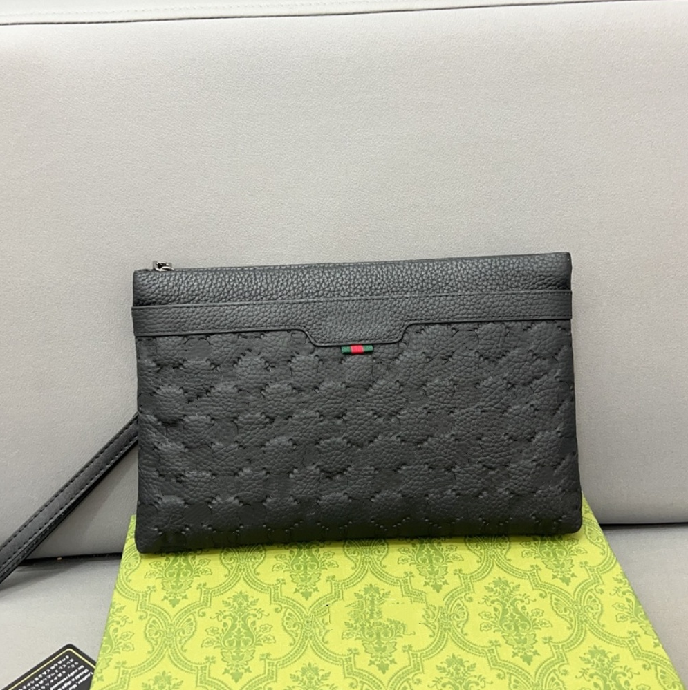 Top quality Luxury designer women bag men wallet clutch bag pochette homme Men's man with a bag under his arm purse Bags women tote bag