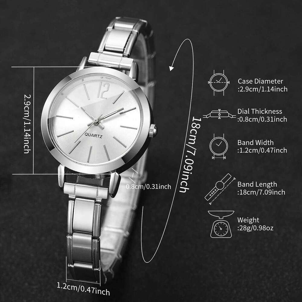 Fashion Simple Alloy Thin Strap Analog Quartz es Ladies Casual Arabic Dial Wrist Relogio FemininoWithout Box H260228