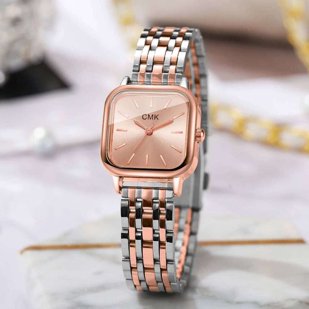 Fashion Square Women Quartz Ladies Casual Alloy Strap Wristes Girls Clock Reloj Mujer H260228
