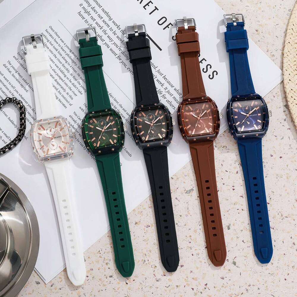 Fashion Silicone Band Women Quartz Casual Ladies Analog Wristes For Girls Clock Reloj MujerWithout Box H260228