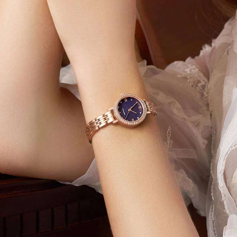 Mark Fairwhale 3250 Fashion Women's Quartz Minimalist Starry Sky Stainless Steel Beautiful Unique es for Women H260228