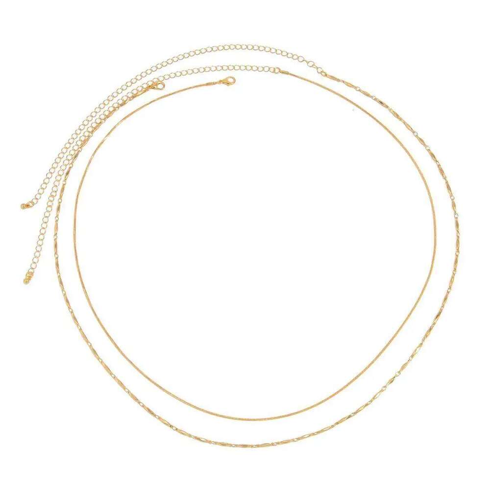 Ingemark 6 Styles Sexy Boho Snake Thin Chain Waist Belt for Women Summer Bikinis Simple Adjustable Belly Beach Body Jewelry Gift H260228