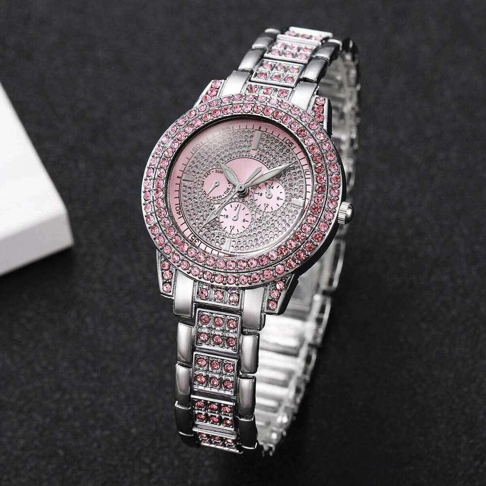 Luxury Full Diamond Women Quartz Wrist Fashion Ladies es Reloj Mujer Girls Clock GiftWithout Box H260228