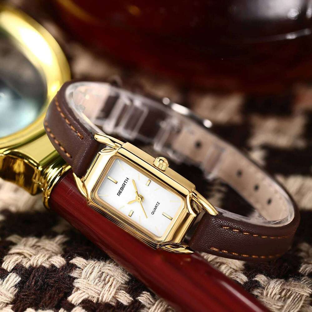 Women's Leather Belt Retro Casual Quartz Is Suitable for Daily Wear H260228