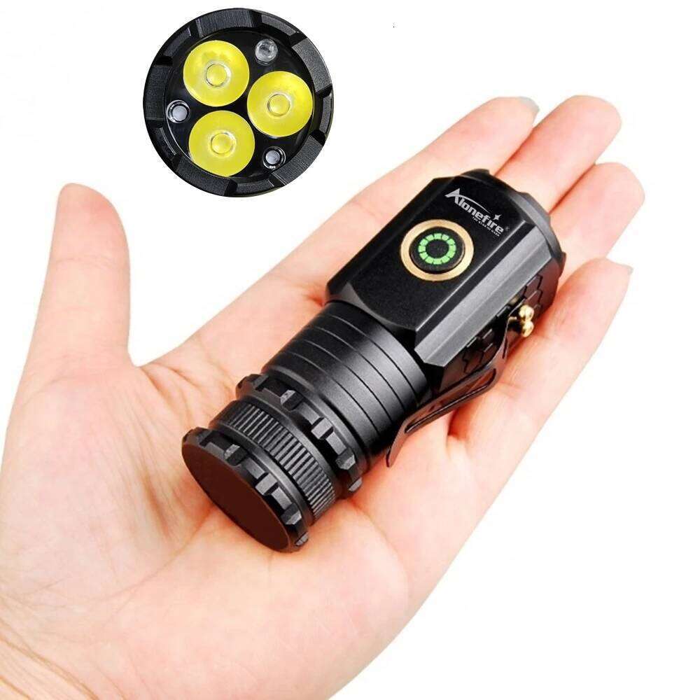 3-Led Mini High power Small Flashlight USB Rechargeable Work Rrepair Outdoor Hiking Fishing Camping Magnet Torch Lighting light Z260301