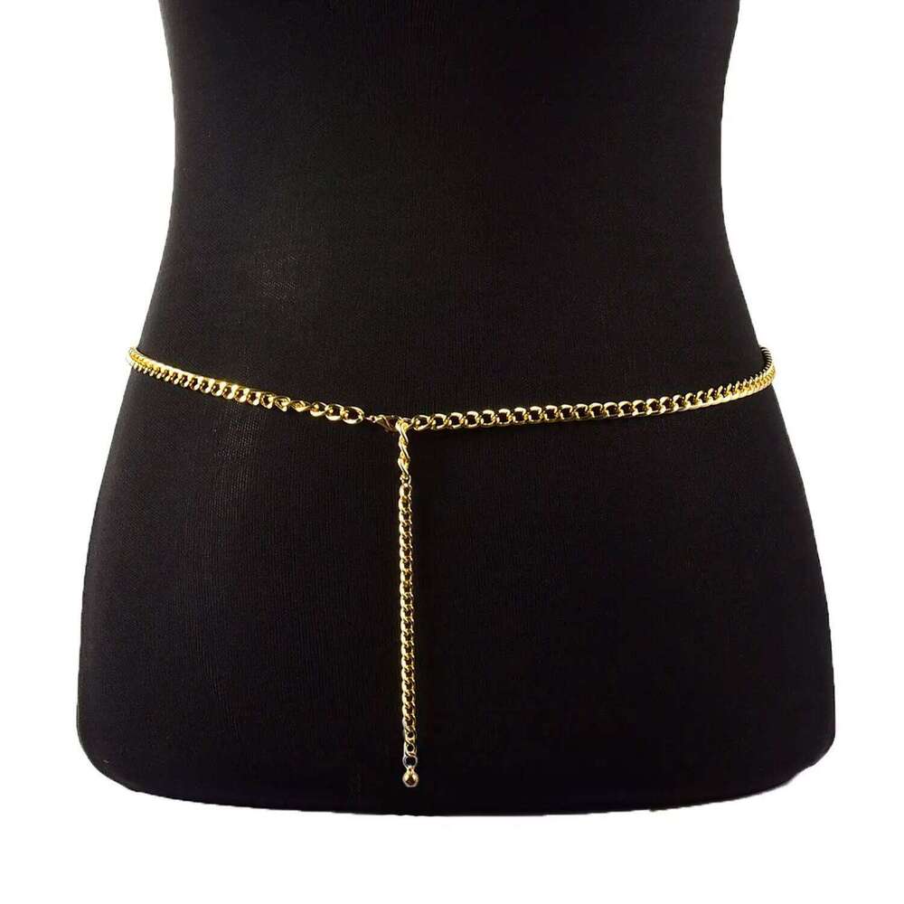 Summer Beach Metal Chain Accessories for Women Sexy Bikini Body Jewelry Belly Waist Chains Belt Waistband Gift H260228