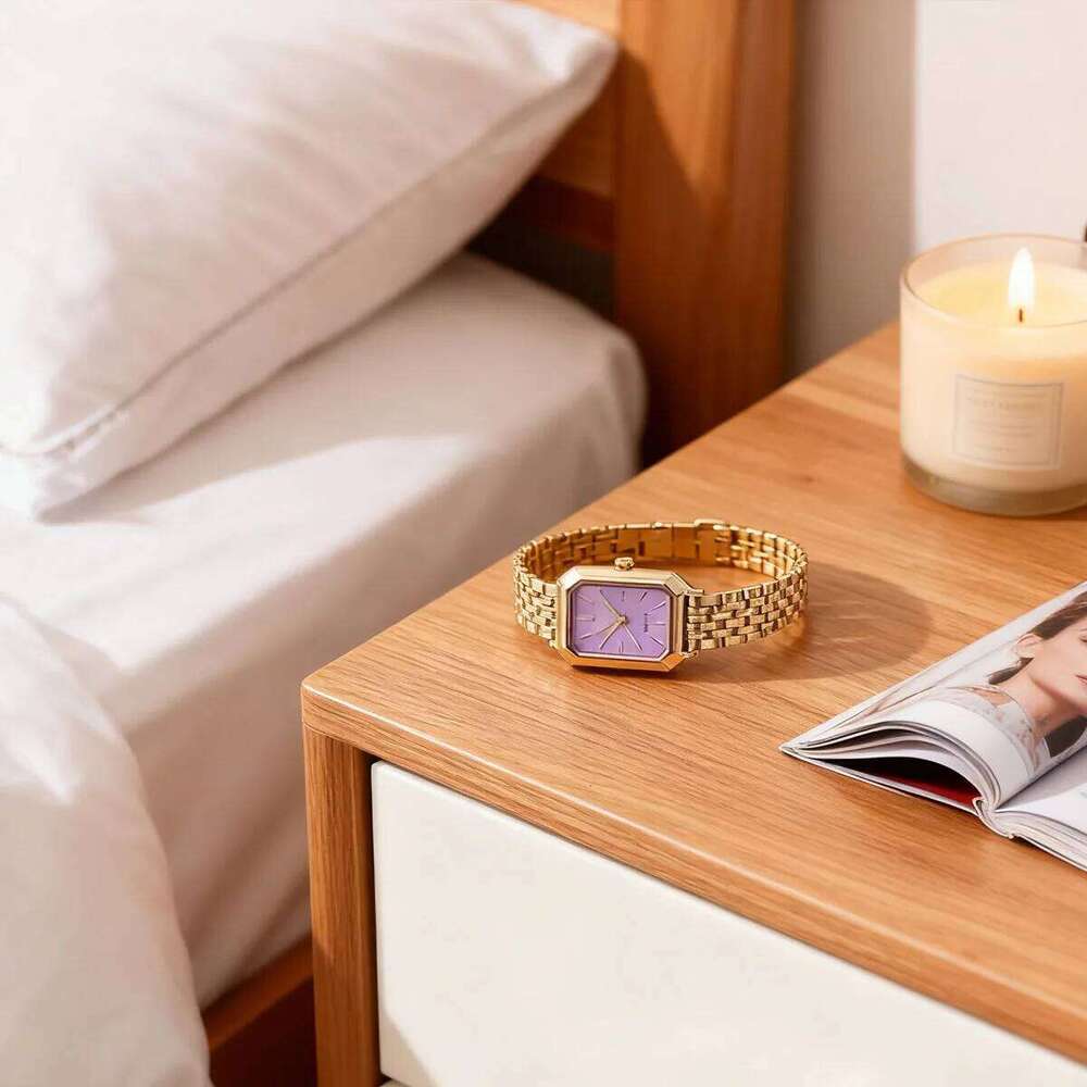 Hot Brand Stainless Steel Strap Women Luxury Gift Wrist Student Fashion Simple Square Quartz es H260228